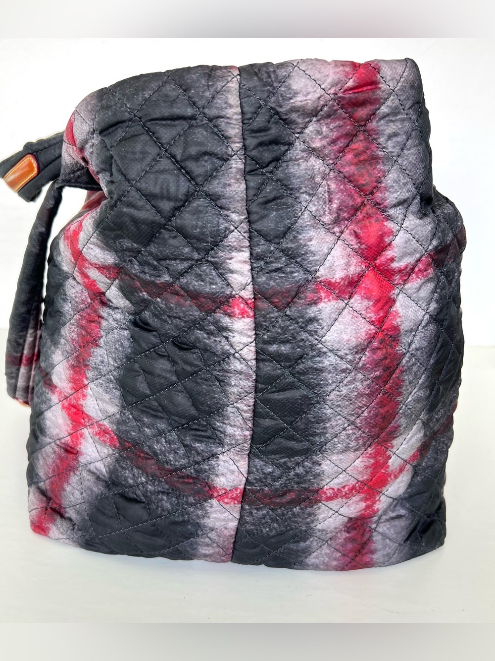 MZ WALLACE Metro Multicolor Quilted Nylon Lightweight EX Large Shoulder Bag Tote - Picture 8 of 16